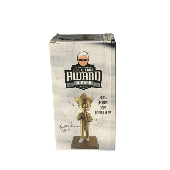 Ken "Hawk" Harrelson 2020 Ford C. Frick Award Winner bobblehead - Picture 1 of 5